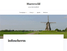 Tablet Screenshot of harreveld.nl